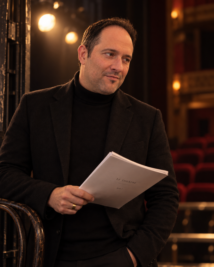 Mitch dans un univers de théâtre